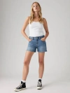 Levi's Navy 80's Mom Denim Shorts In No You Didn't