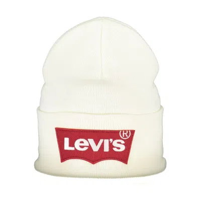 Levi's Acrylic Hats & Men's Cap In Beige