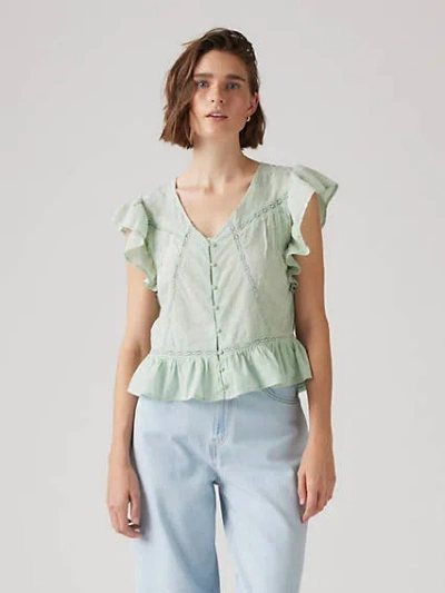 Levi's Aniston Short Sleeve Blouse