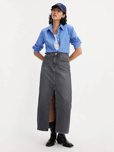 Levi's Ankle Column Skirt In Adventure Seeker