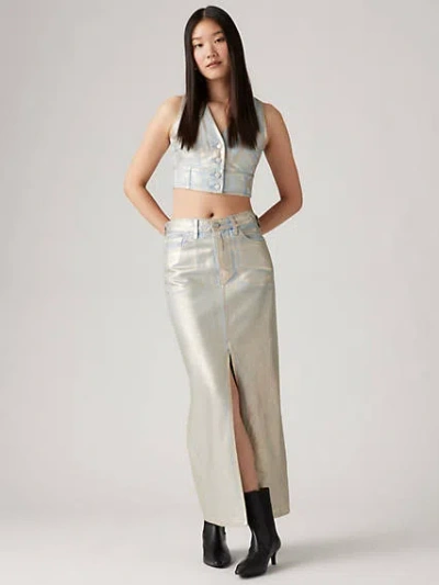Levi's Ankle Column Skirt In Optical Illusion