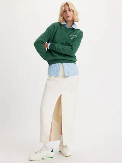 Levi's Ankle Column Skirt In Snowing In La