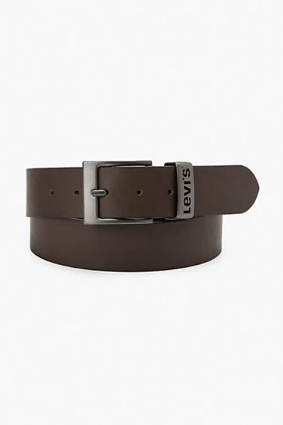 Levi's Ashland Metal Belt In Brown