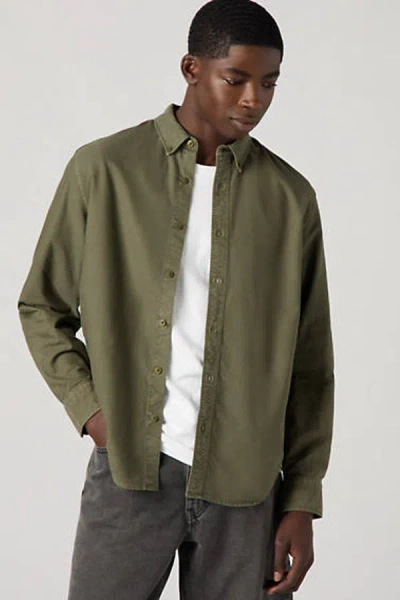 Levi's Authentic Button Down Shirt In Green