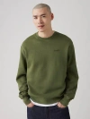 Levi's Authentic Crewneck Sweatshirt In Green