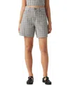 Levi's High Rise Baggy Shorts In Milo Plaid Short