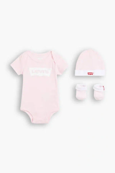 Levi's Baby Batwing Onesie Set 3 Piece In Multi