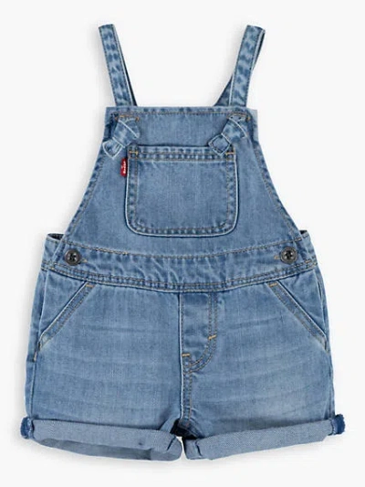 Levi's Baby Denim Spaghetti Strap Shortalls 12-24m In Day Off