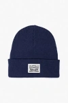 Levi's Backpatch Beanie In Blue
