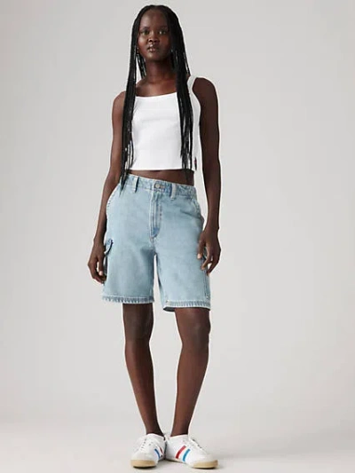 Levi's Baggy Cargo Women's Shorts 30 In Too Clean