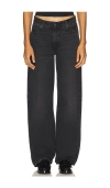 Levi's Black Superlow Loose Jeans In Black