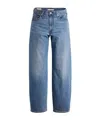 Levi's Baggy Dad Linen Denim Jeans In Blue