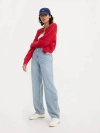 Levi's Baggy Dad High Rise Straight Jeans In Fan Flare