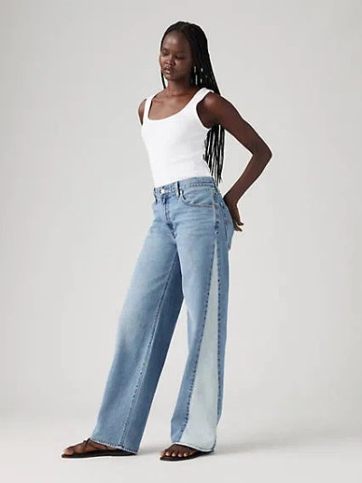 Levi's Baggy Dad Pieced Women's Jeans 34x30 In Mixed Bag