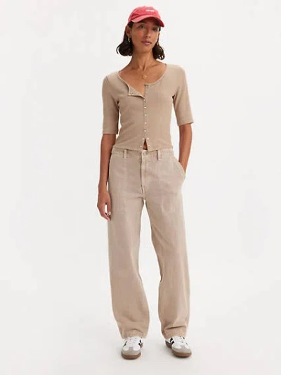 Levi's Baggy Dad Utility Women's Pants 30x30 In You're Not Welcome
