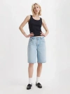 Levi's Blue Baggy Dad Denim Shorts In Pick Sides