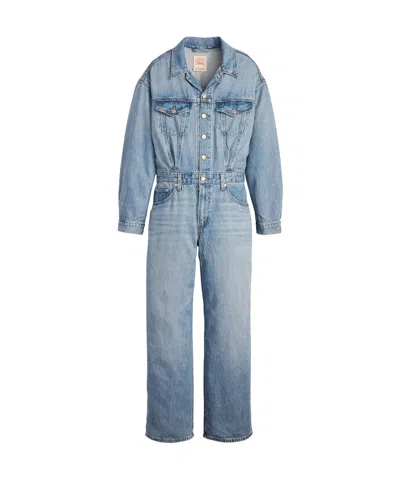 Levi's Baggy Jumpsuit In Lightblue
