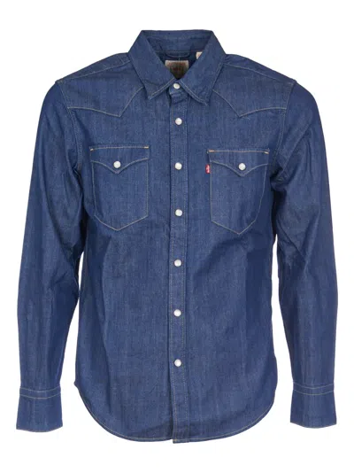 Levi's Barstow Western Denim Shirt In Red Cast Rinse