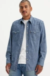 Levi's Barstow Standard Fit Western Shirt In Blue