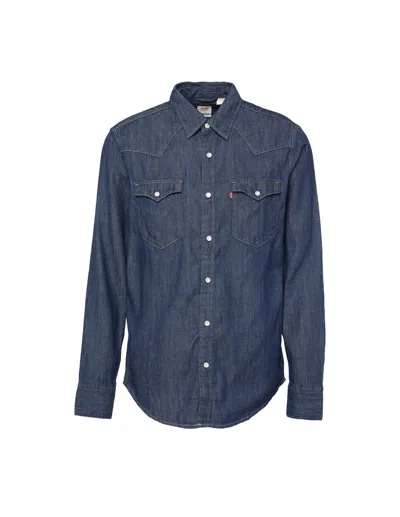 Levi's Barstow Western Denim Shirt In Black