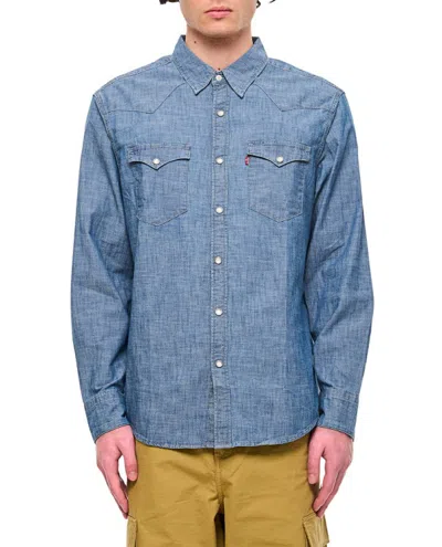 Levi's Bartsow Standard Shirt In Blue
