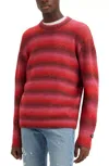 Levi's Battery Crewneck Sweater In Poppy In Multi