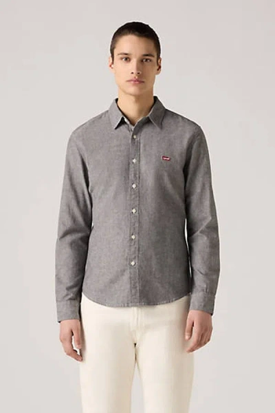 Levi's Battery Housemark Slim Fit Shirt In Black
