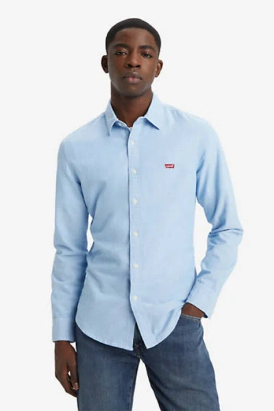 Levi's Battery Housemark Slim Fit Shirt In Blue