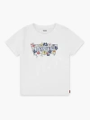 Levi's Batwing Tee Little Girls 4-6x T-shirt 6 In Bright White