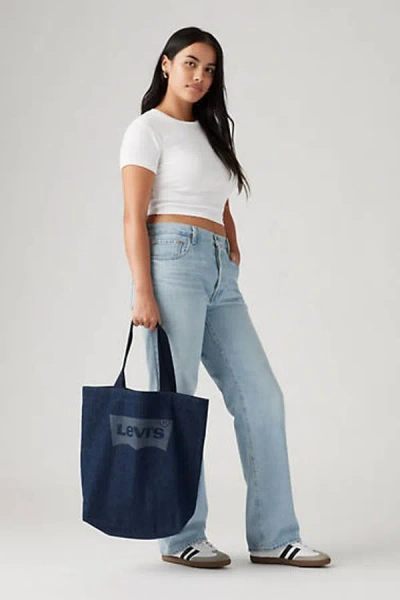 Levi's Batwing Tote In Blue