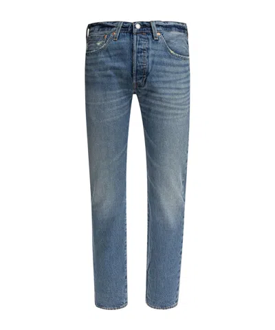 Levi's Belt Loop Denim Trousers In Blue