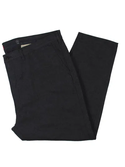 Levi's Big & Tall Agate Mens Low Rise Tapered Chino Pants In Black