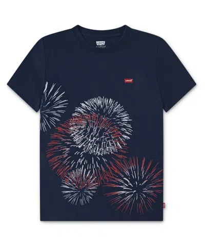 Levi's Kids' Big Boys Americana Fireworks T-shirt