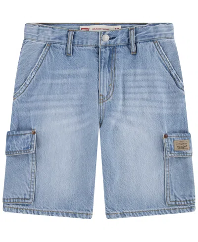 Levi's Kids' Big Boys Denim Cargo Shorts In From Scratch
