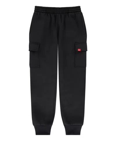 Levi's Kids' Big Boys Knit Cargo Jogger In Black