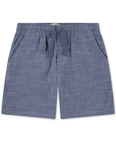 Levi's Kids' Big Boys Linen Like Pull On Shorts In Vintage Indigo
