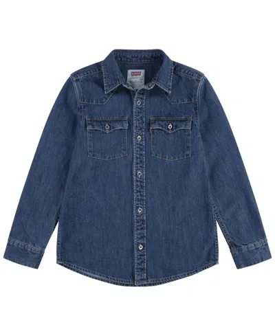 Levi's Kids' Big Boys New Barstow Western Shirt In Saves