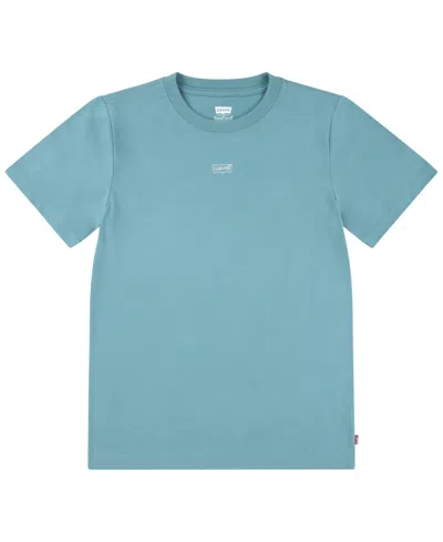 Levi's Kids' Big Boys Outline Batwing T-shirt In Bristol Blue
