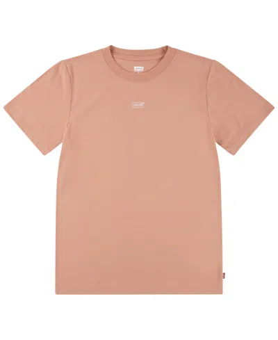 Levi's Kids' Big Boys Outline Batwing T-shirt In Tawny Orange