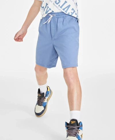 Levi's Kids' Big Boys Pull-on Cotton Woven Shorts In Coronet Blue