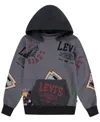 Levi's Big Boys Road Trip Pullover Hoodie In Castlerock