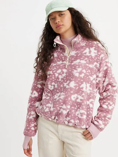 Levi's Big Foot Sherpa 1/4 Zip Sweatshirt