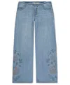 LEVI'S BIG GIRLS BELTLESS EMBROIDERED BAGGY JEANS