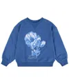 Levi's Big Girls Coastal Collegiate Crewneck Sweatshirt In True Navy