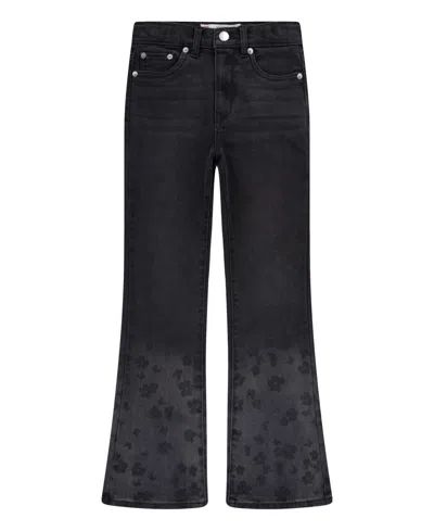 Levi's Kids' Big Girls Faded Art Flare Jeans In Charcoal