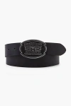 Levi's Billy Plaque Belt In Black