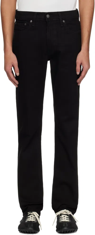 Levi's Black 511 Slim Fit Jeans In Black Leaf Adv