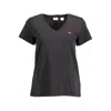 Levi's Black Cotton Women T-shirt In Gray