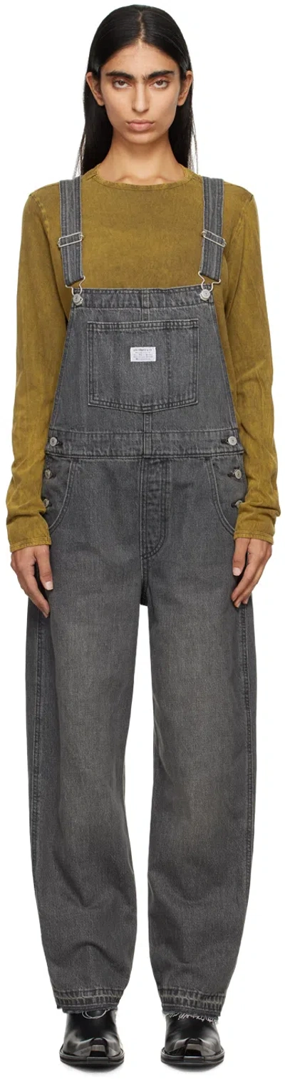 Levi's Black Vintage Denim Overalls In County Connection