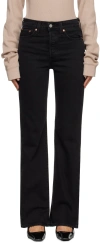 Levi's Black Wedgie Bootcut Jeans In She's In The Zone